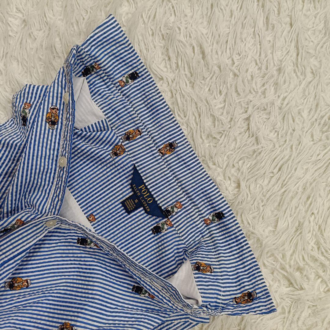 ポロラルフローレン ポロベア ロングフレアワンピース サイズ16 160 総柄