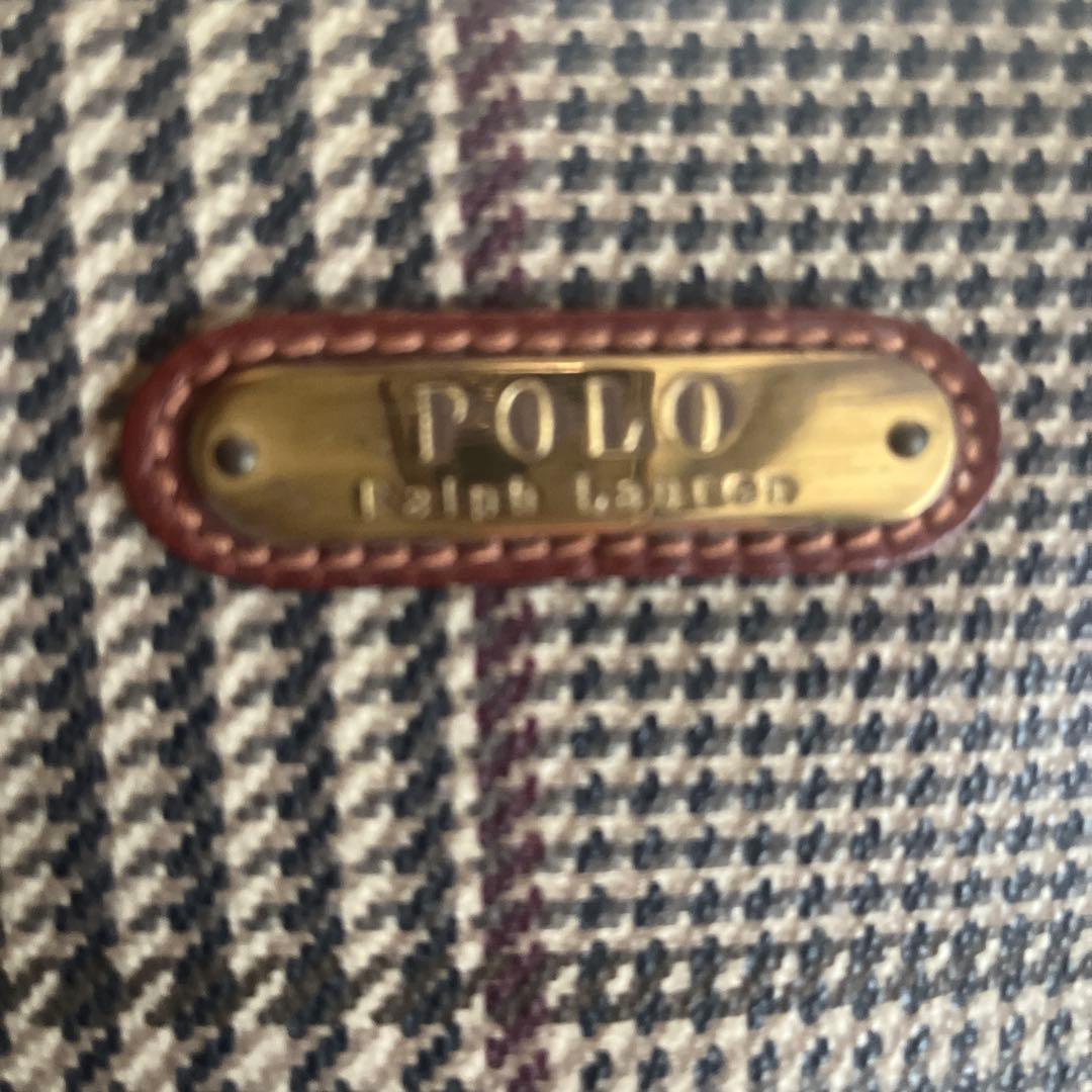 POLO Ralph Laurenチェック柄ミニボストン バッグ