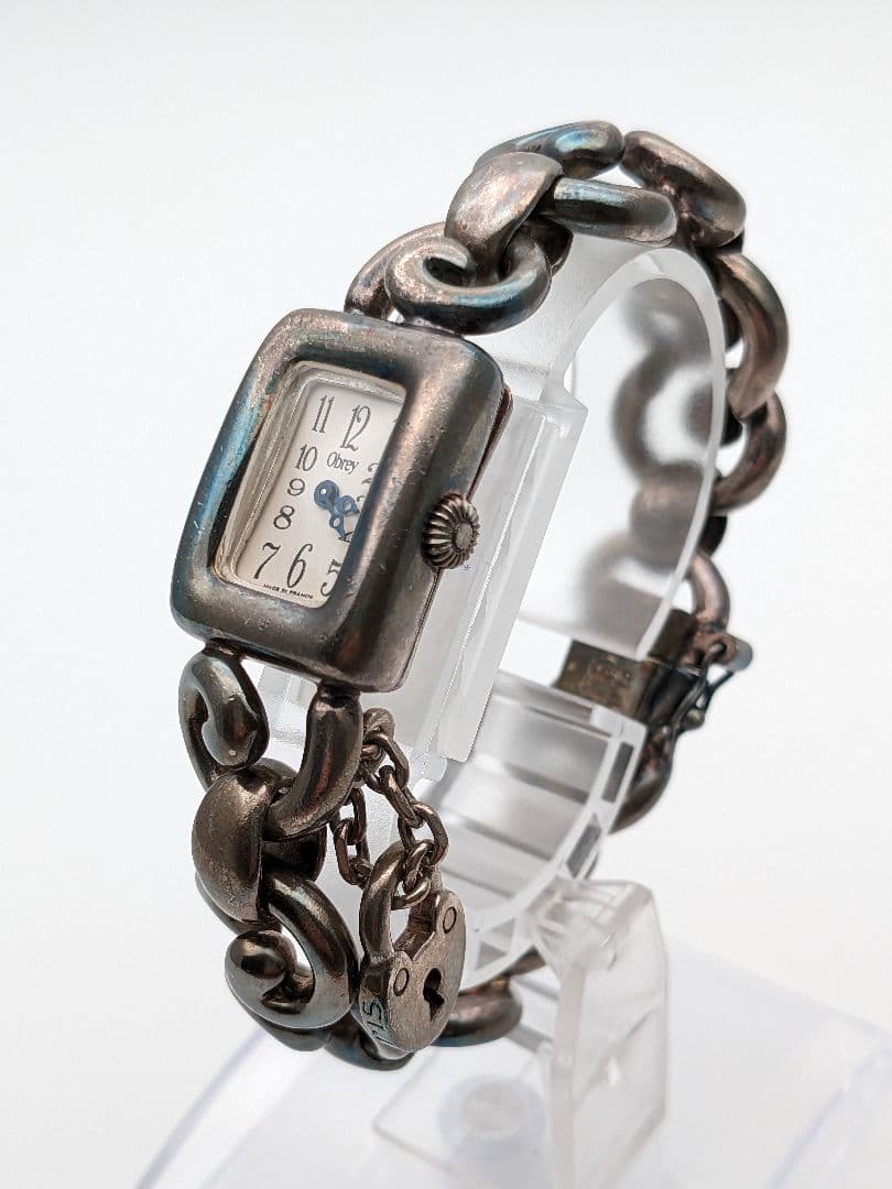 稼働品 Obrey オブレイ 銀無垢 シルバー SILVER ハンドメイド 純銀