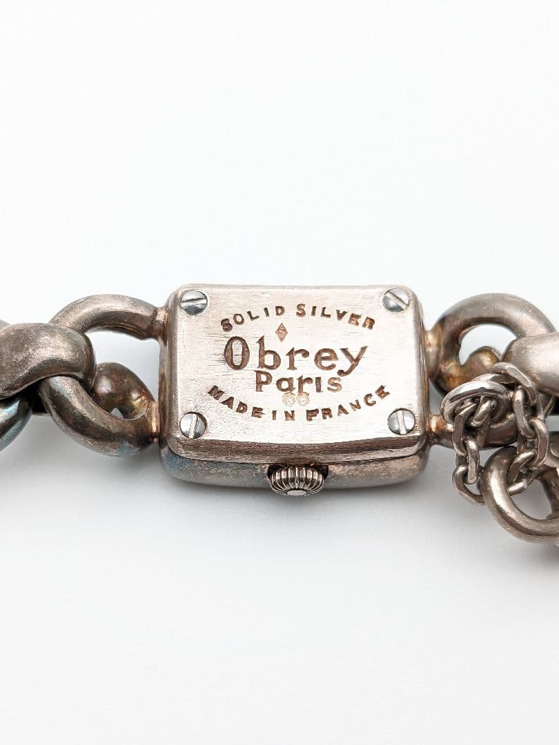 稼働品 Obrey オブレイ 銀無垢 シルバー SILVER ハンドメイド 純銀
