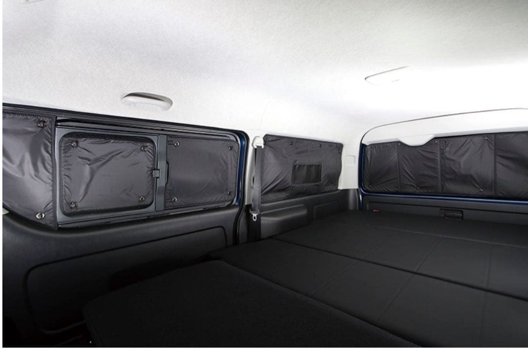 ユーアイビークル ハイエース 200系 標準ボディ用 遮光パッド リア5面