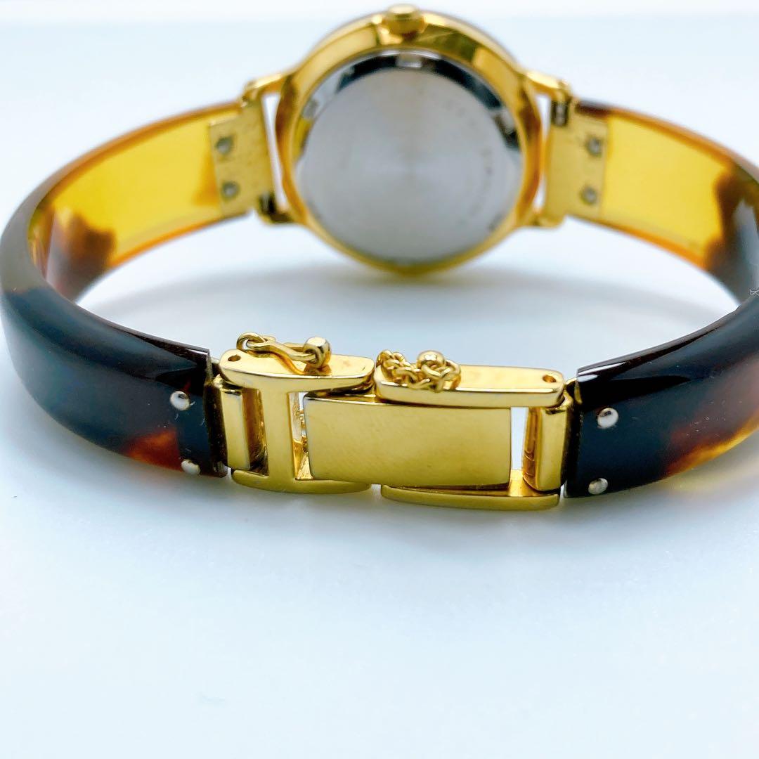 561 本べっ甲　BEKKO 鼈甲　ブレス　バングルウォッチ　腕時計　希少