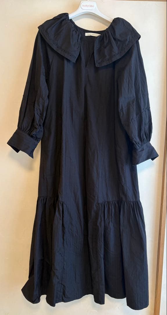 【美品】ne Quittez pas ヌキテパ　ワンピースブラック Sサイズ