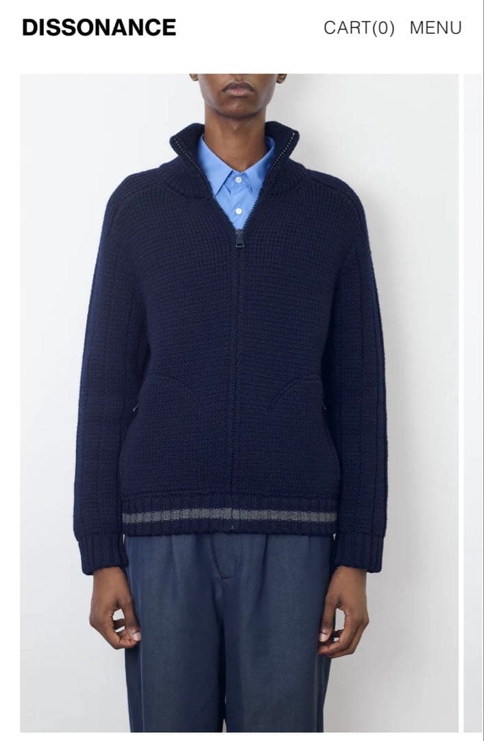 トップス GUCCI WOOL KNIT JACKET MADE IN ITALY