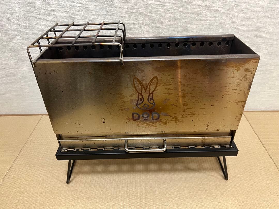 N*N様 DOD めちゃもえファイヤー +専用ゴトク　二次燃焼 焚き火台 中古