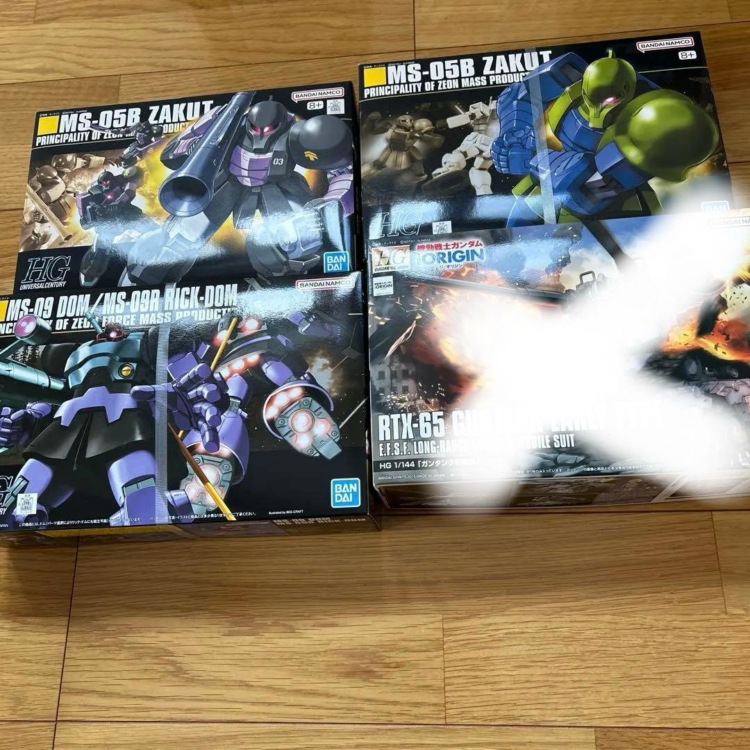 HGガンプラ一年戦争セット