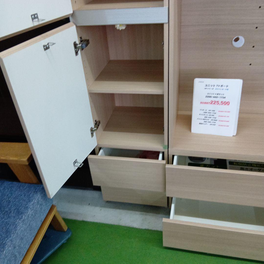 パモウナ テレビボード 左側キャビネット SW 400のみ販売 展示品