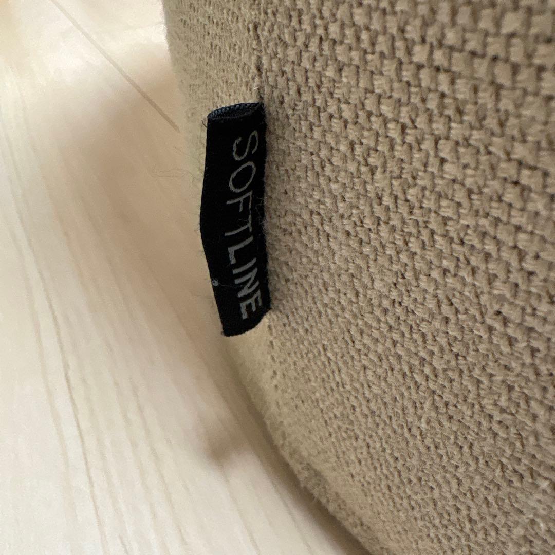 直接渡し値引有ACTUS DRUMS POUF ベージュ 直径・高さ45cm