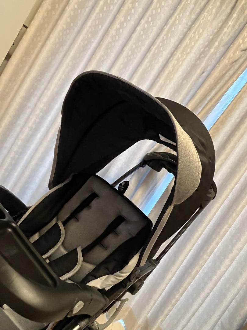 ★毎回消毒清掃★二人乗りベビーカーシット&スタンド スマートライドムーンダスト