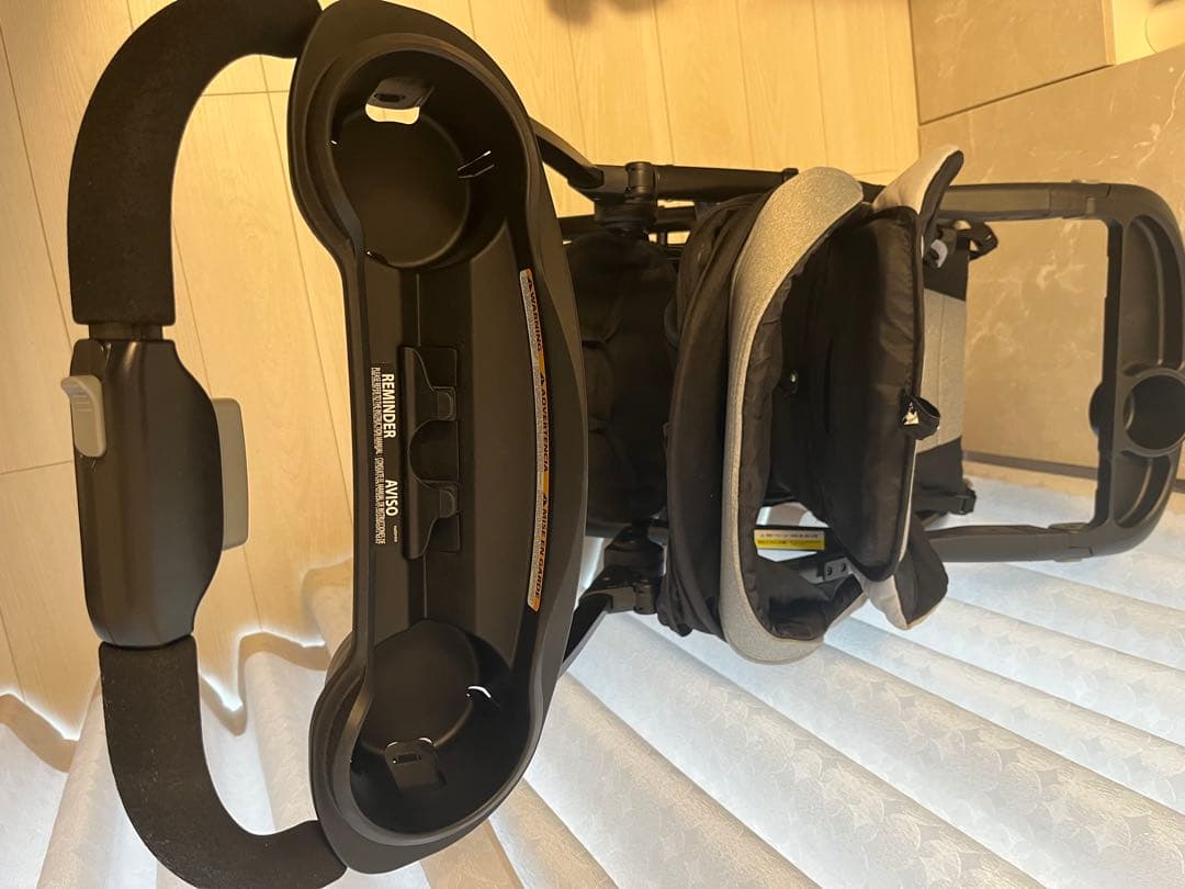 ★毎回消毒清掃★二人乗りベビーカーシット&スタンド スマートライドムーンダスト