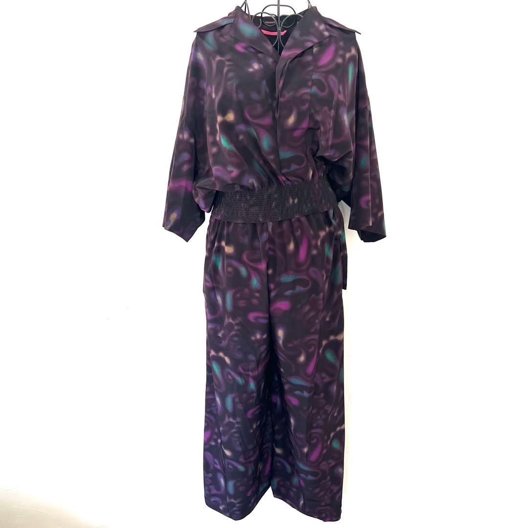 Yohji Yamamoto ヨウジヤマモト 派手柄　セットアップ　レディース