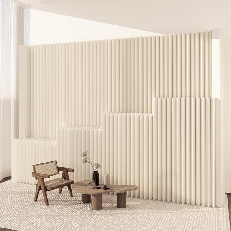 折りたたみパーテーション 間仕切り4段式高さ1.8ｍ長さ3ｍ持ち運び可能 目隠し