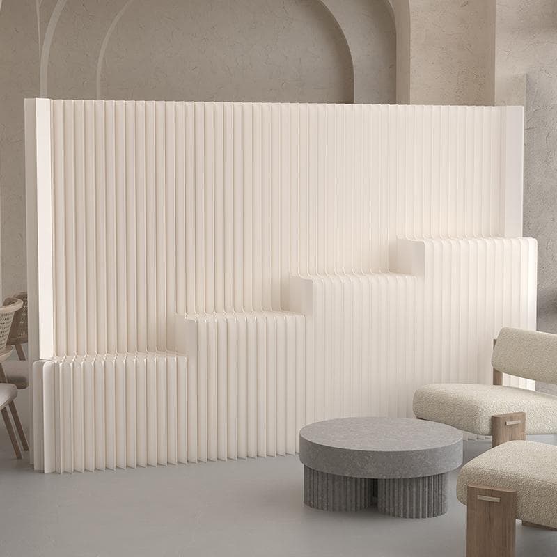 折りたたみパーテーション 間仕切り4段式高さ1.8ｍ長さ3ｍ持ち運び可能 目隠し