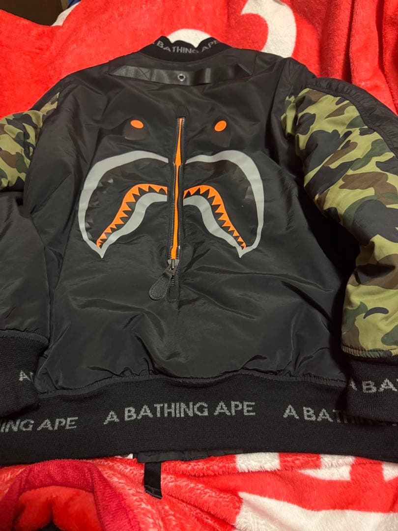A BATHING APE WGM MA-1ジャケット