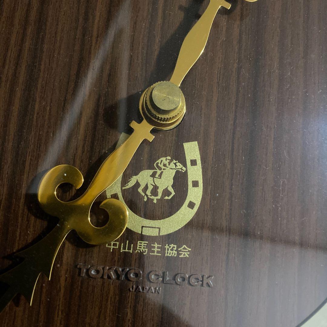 競馬ファン必見！超絶激レア！！中山馬主協会シリコンクロック掛け時計！！鬼レア！！