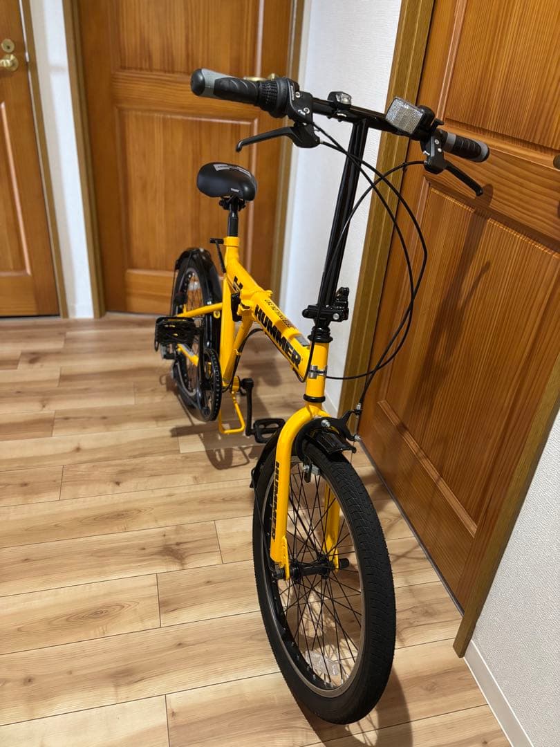 激安家購入したその日か翌日に発送します！ HUMMER 折りたたみ自転車