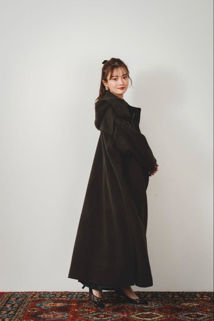 PINUE ピヌエ ロングダッフルコート Sサイズ