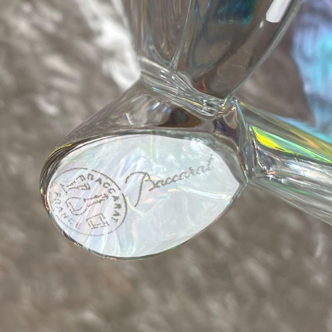 Baccarat バカラ ラッキーバタフライ クリスタルガラス （オーロラ・虹色