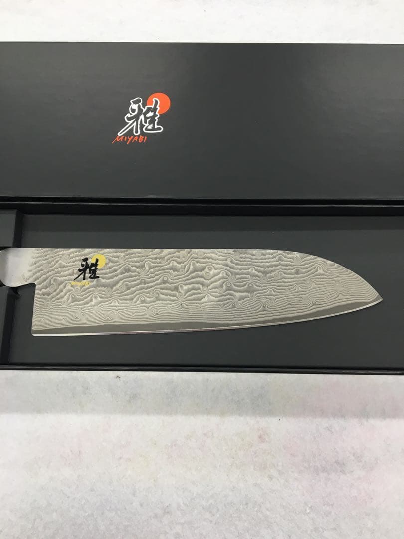 T167 ツヴィリング　三徳包丁　雅　ダマスカス包丁　18cm