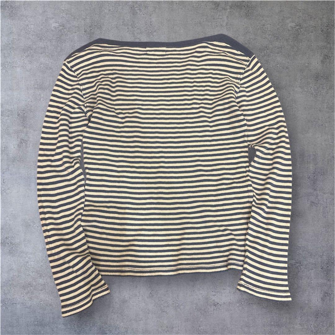 美品 90s RRL ダブルアールエル ロンT ボーダー S サーマル 初期タグ