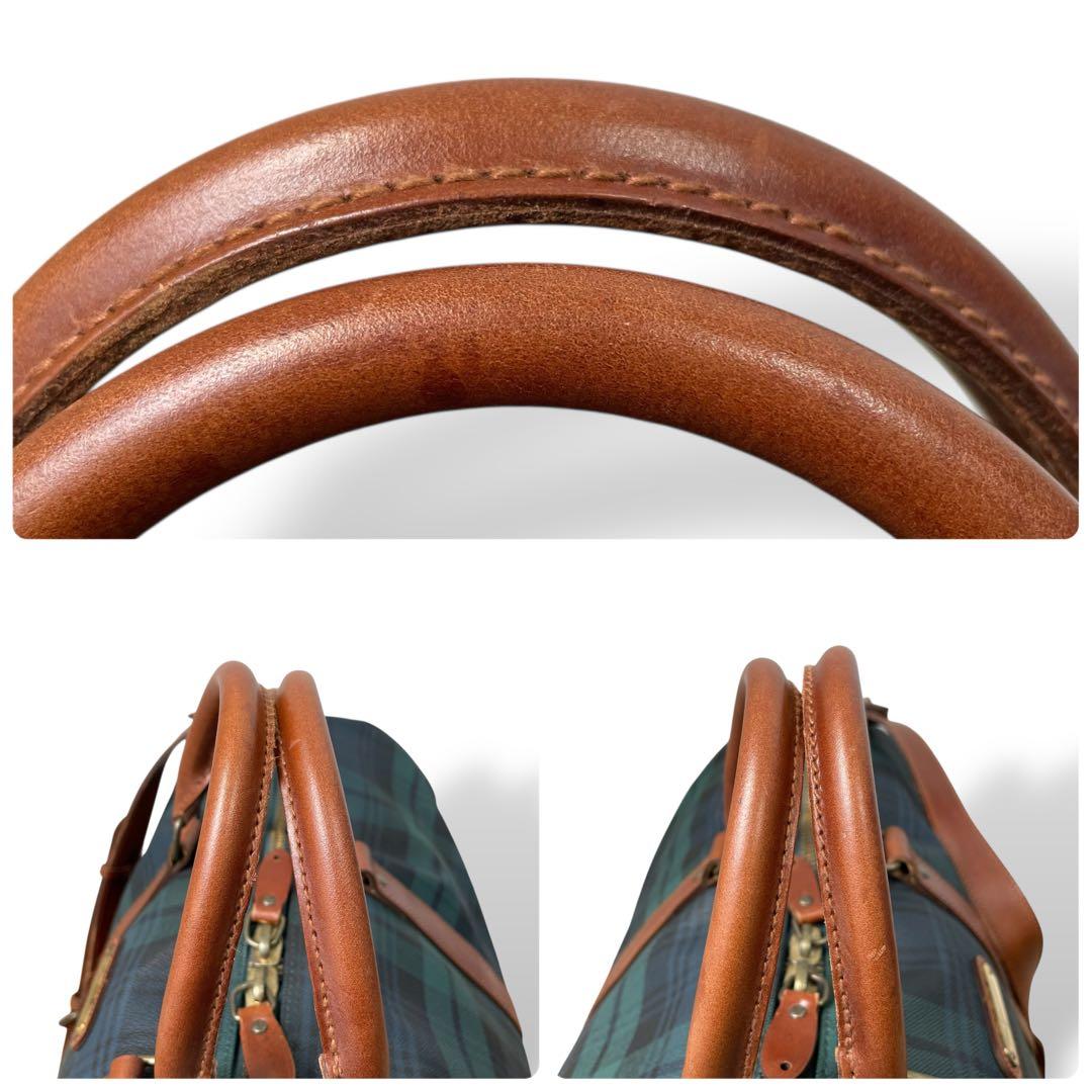 Vintage Polo Ralph Lauren チェック柄 ボストンバッグ