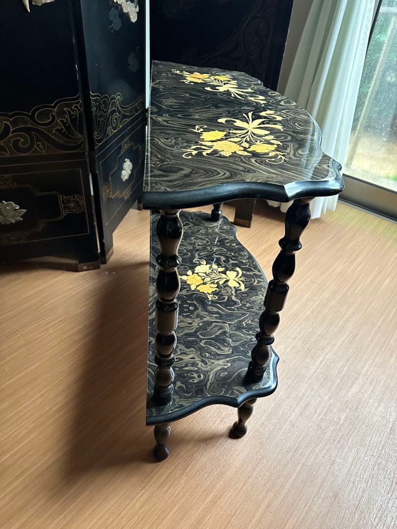 イタリア製コンソールテーブル サイドテーブル