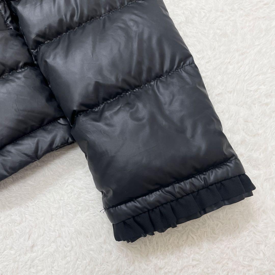 【美品】アンドラブ　ダウンジャケット　グログランリボン　ノーカラー（651）