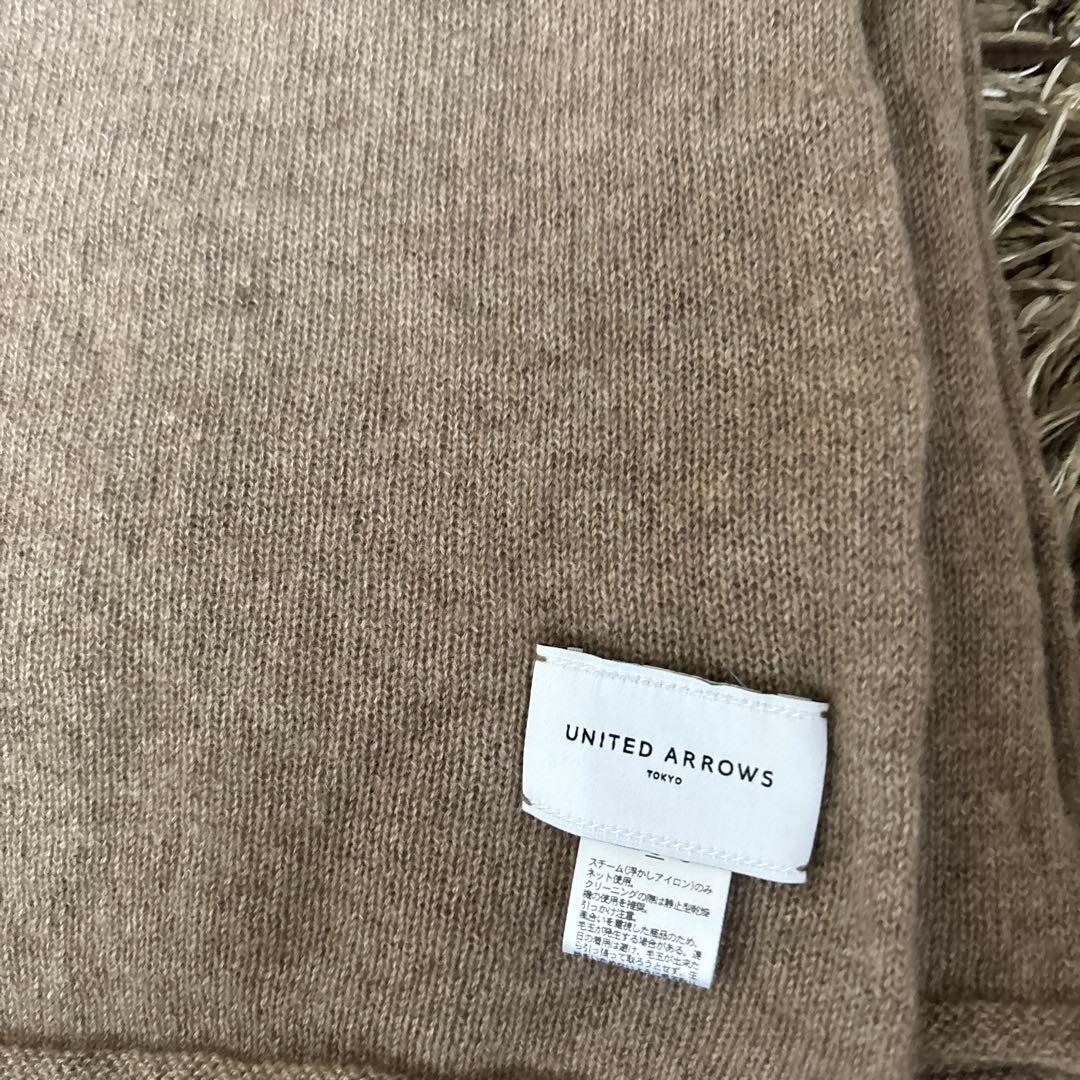 yoyo　ユナイテッドアローズ　大判ストール　カシミヤ100% ベージュ