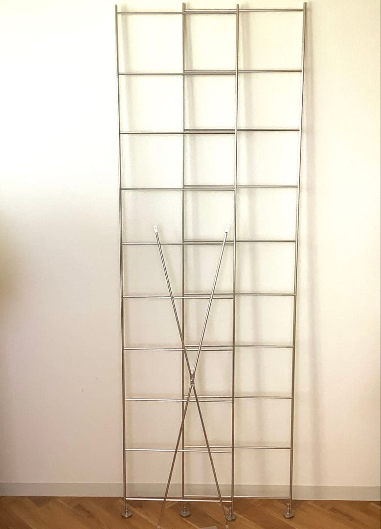 【都内引取限定】無印良品　ステンレスユニットシェルフ　帆立　クロスバー