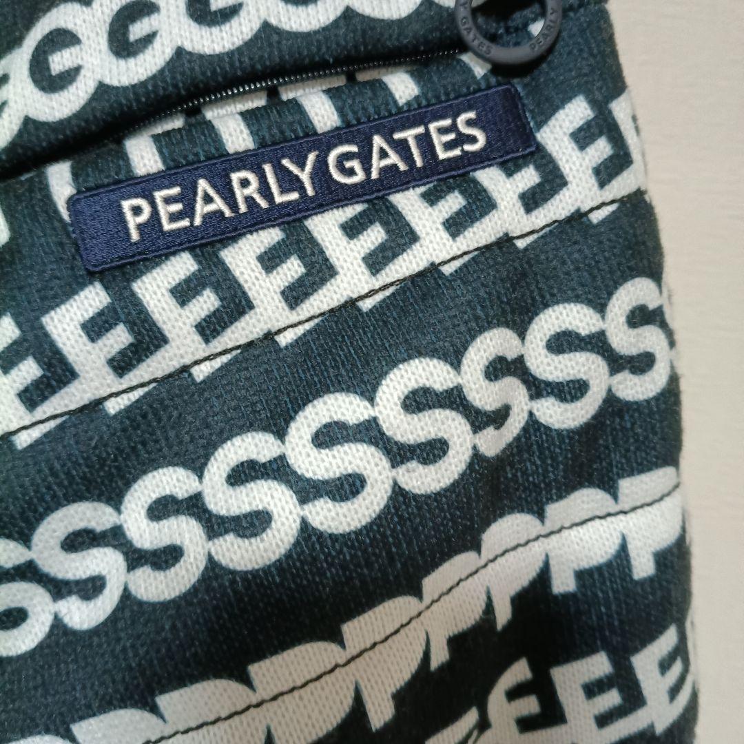 PEARLY GATES ストライプパンツ ブラック/ホワイト　防寒　5号