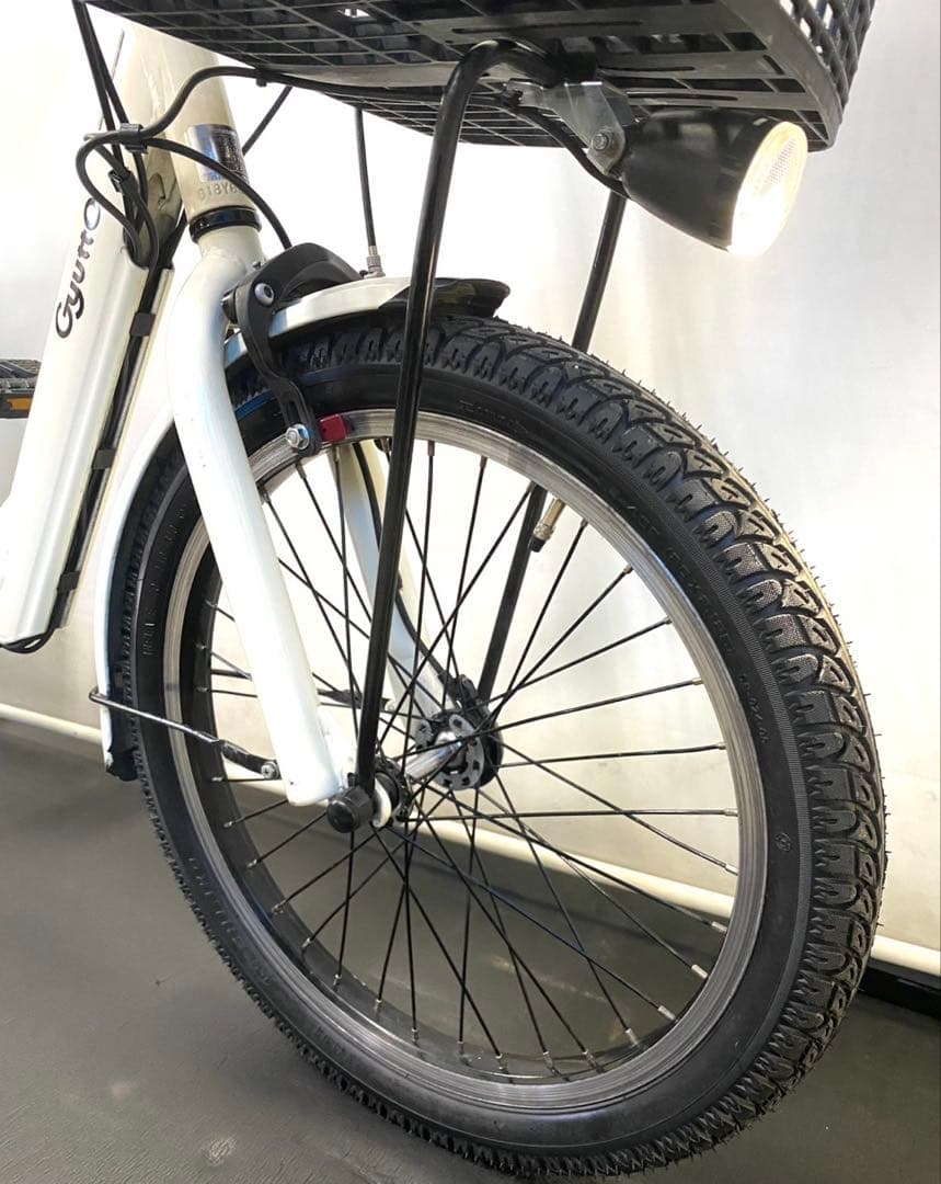 1年保証 送料無料　新型　パナソニック　ギュット　白色　人気　電動アシスト自転車