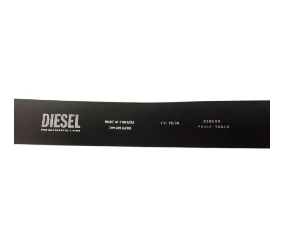 【新品】DIESEL ディーゼル B-1DRレザーベルト オーバルD