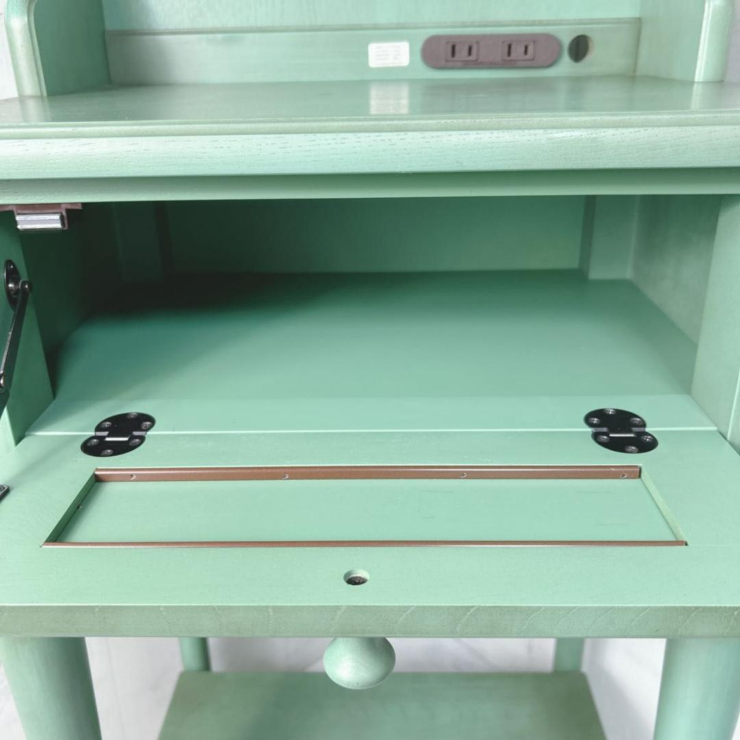 【希少】カリモク　木製　グリーンヒル　ミニデスクコンソール　1998年製