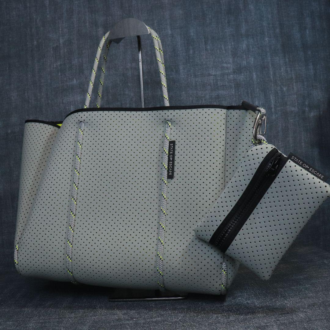 STATE OF ESCAPE トートバッグ マザーズバッグ　セージグリーン