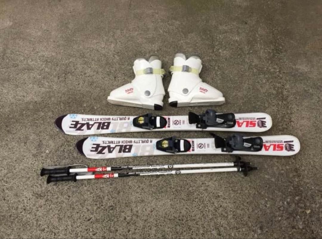 子供　ジュニア　スキーセット　スキー板　90㎝　ブーツ　20㎝