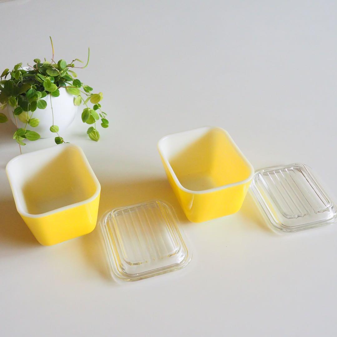 【再値下げ】【ヴィンテージ】オールドパイレックス　レフリジレーター3点セット