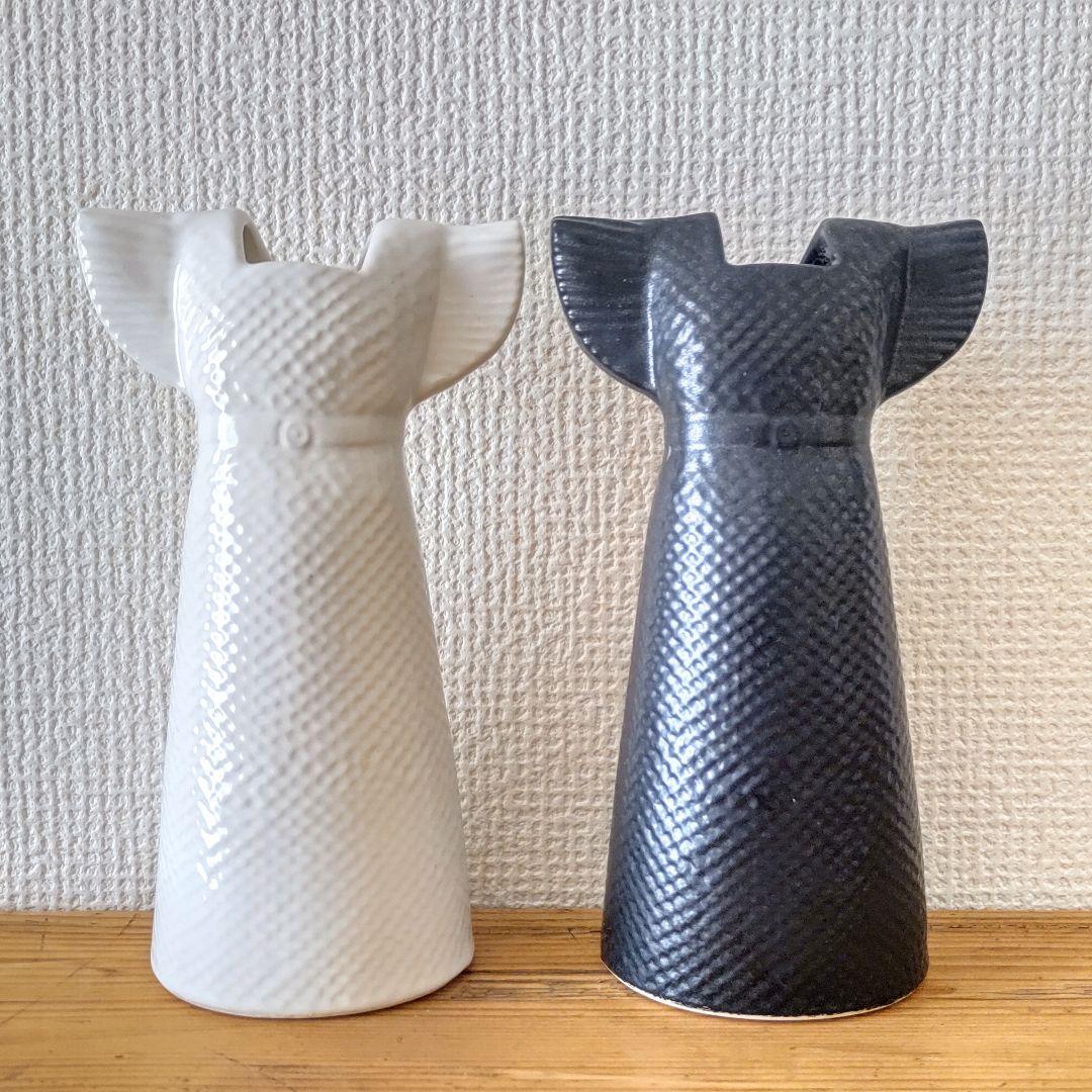 リサ・ラーソン ワードローブ ドレス 陶器 花瓶 フラワーベース 2個セット