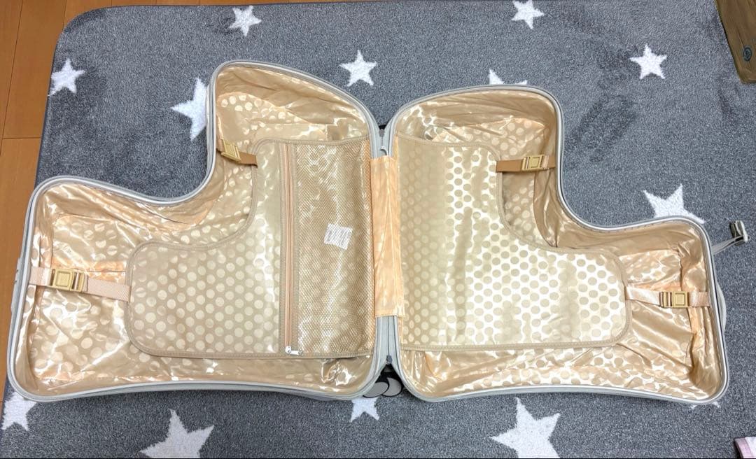 【ノリッコ】プレミアムシートタイプ　キャリーケース　パステルピンク　M