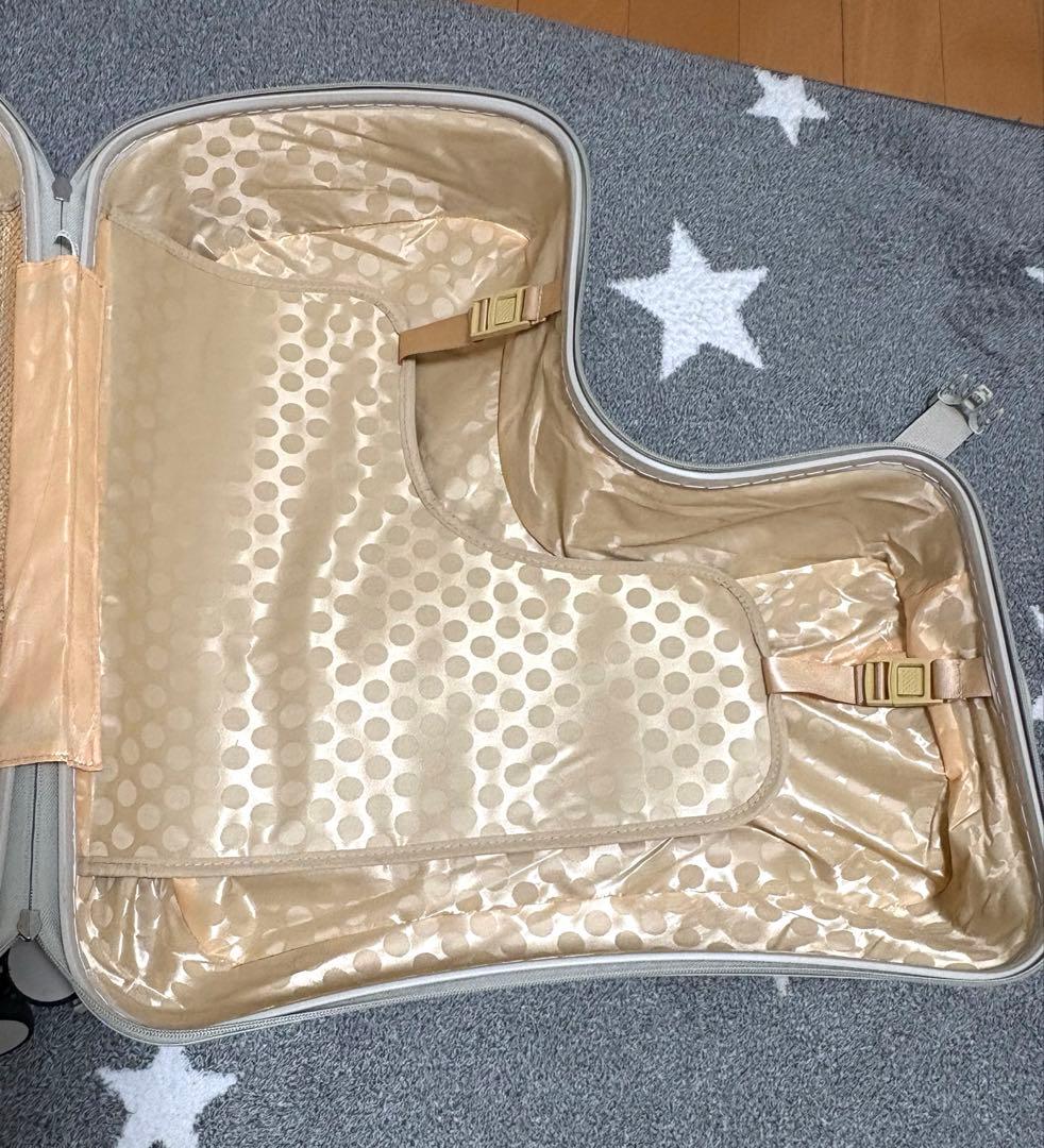 【ノリッコ】プレミアムシートタイプ　キャリーケース　パステルピンク　M