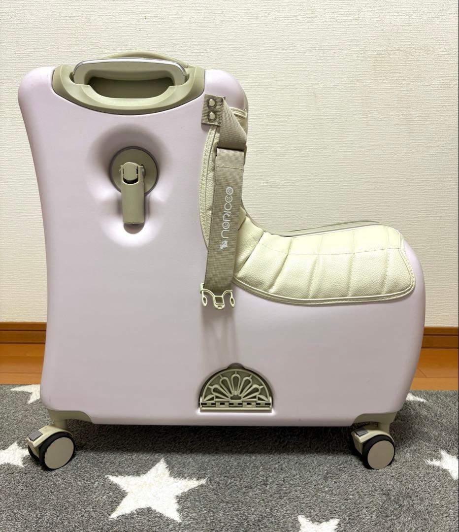 【ノリッコ】プレミアムシートタイプ　キャリーケース　パステルピンク　M