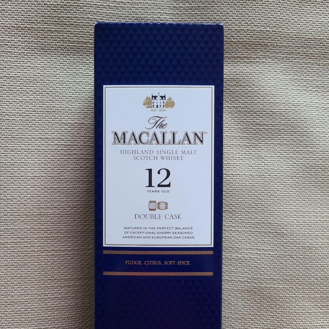 未開封The Macallan 12年 ダブルカスク 700ml
