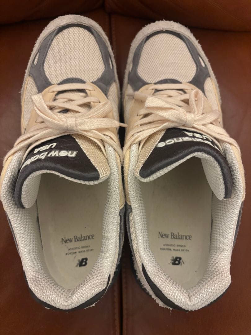 靴 990 v3 ad3 moon beam 27.5cm