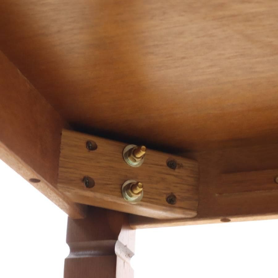 値下マルニ木工 地中海 ダイニングテーブル 片バタ式 No.1195 拡張式