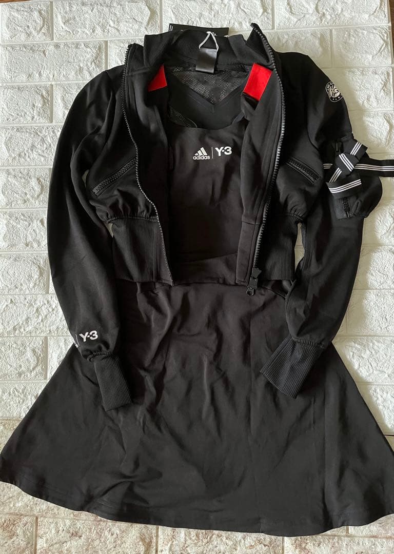 新品未使用ローランギャロスadidasY-3 ブラック クロップドジャケット