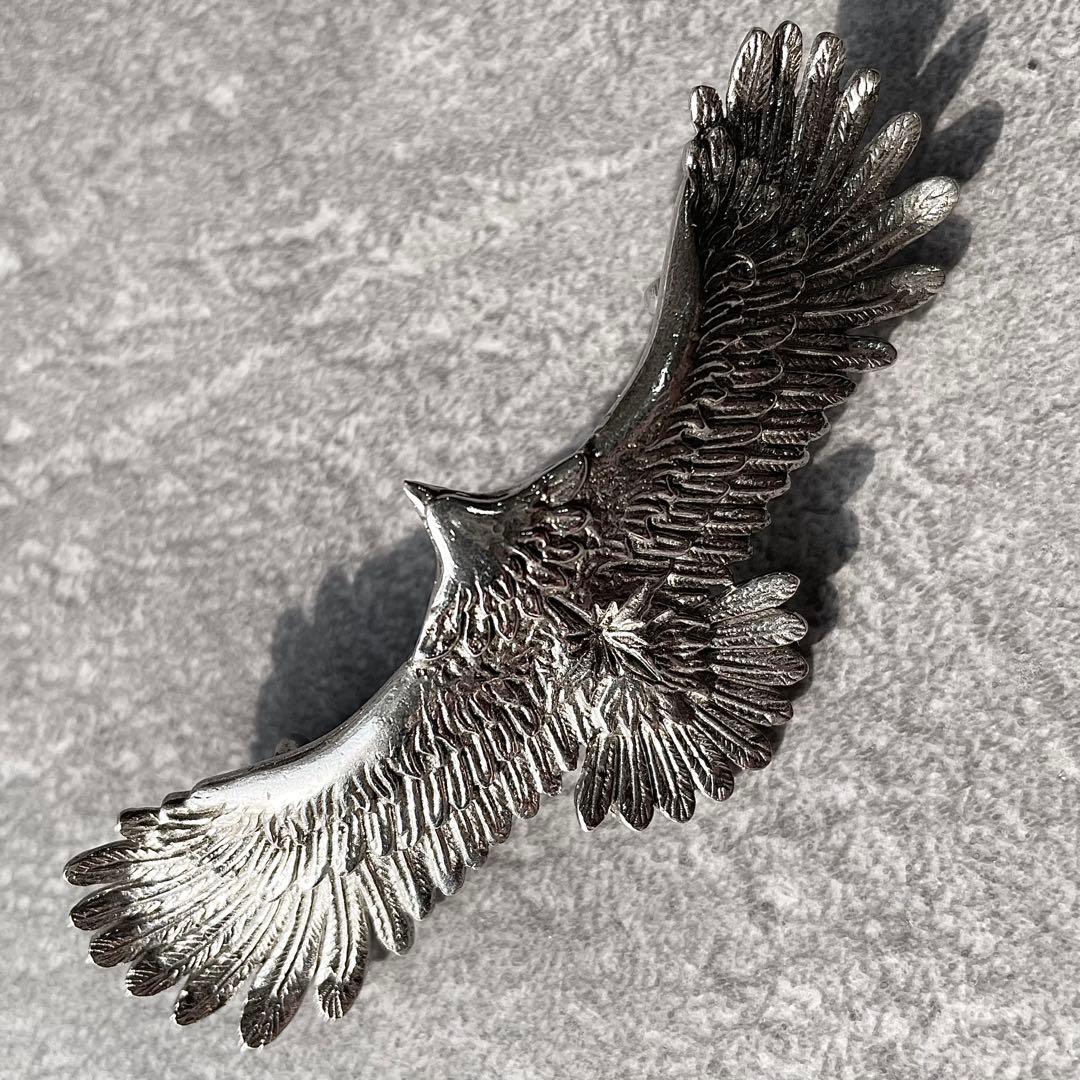 SAAD シルバー 925 全銀 サンシンボル 75ｍｍ 大イーグル ペンダント