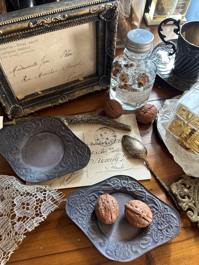 望月万里 茶托 イッチン 煎茶道具 器 茶器セット