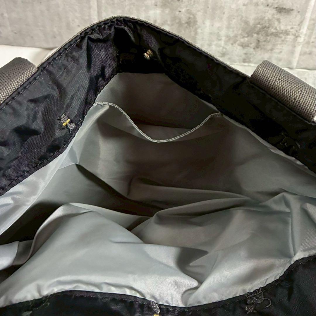 LeSportsac 　ボストンバッグ　 ポーチ　モリー　猫　ブラック　レスポ