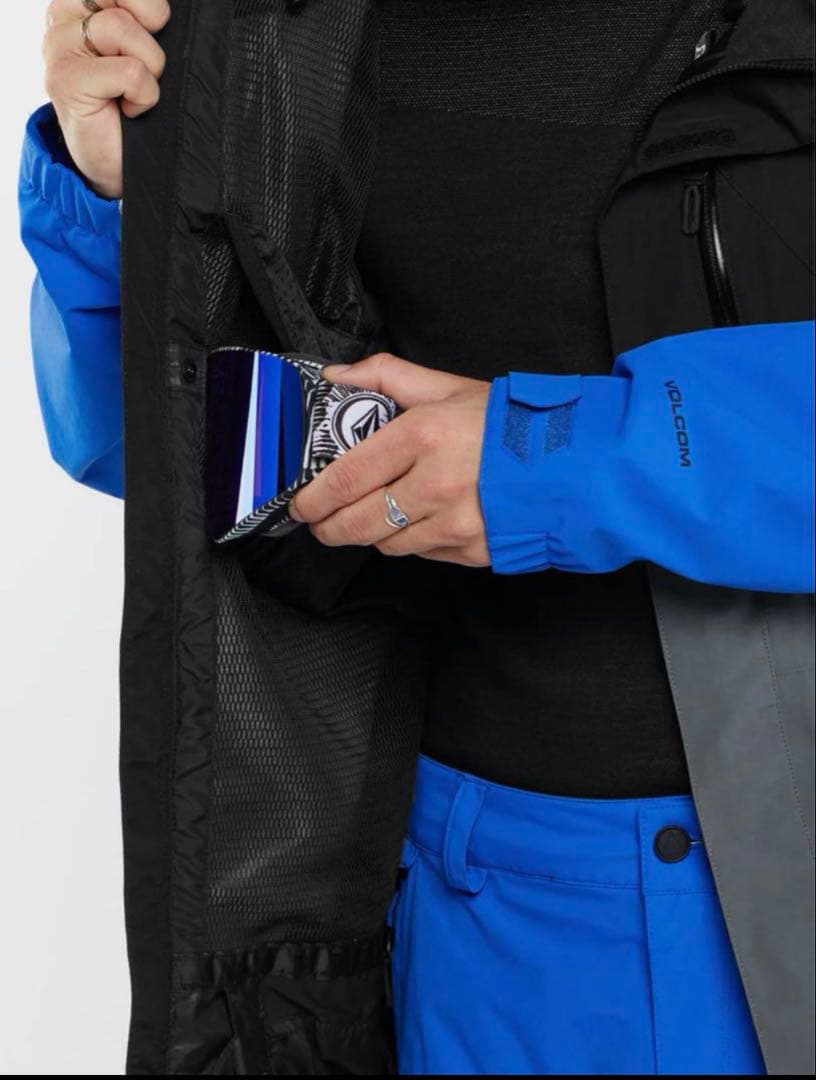 volcom GORE-TEXジャケット エレクトリックブルー VOLCOM