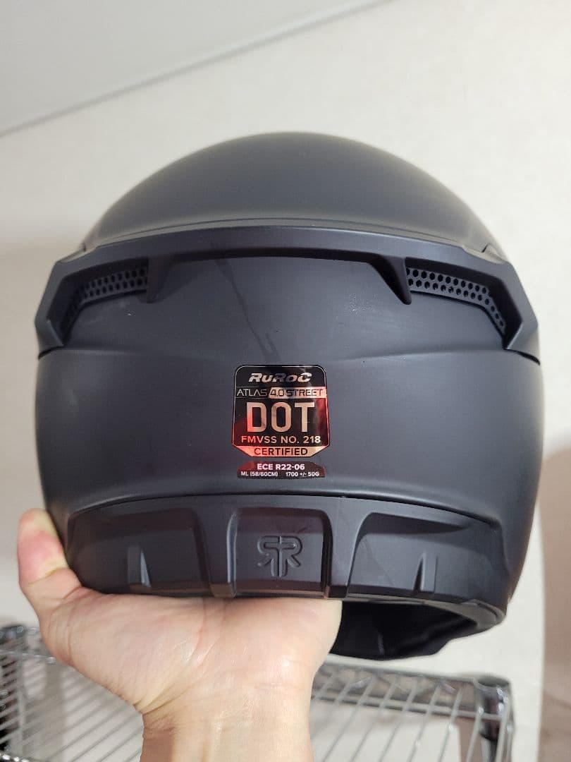 Ruroc コア フルフェイスヘルメット マットブラック M/Lサイズ