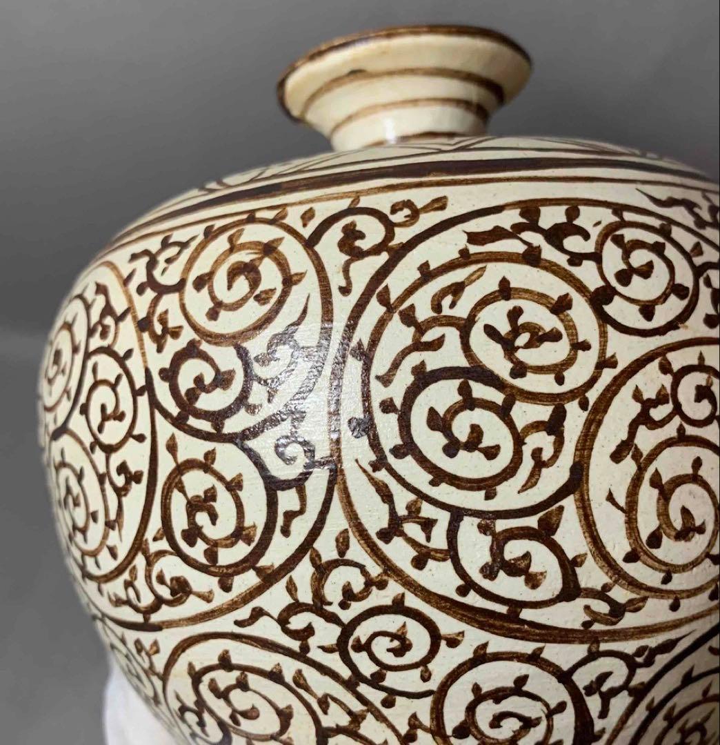 中国 蛸唐草瓶子　f2250408